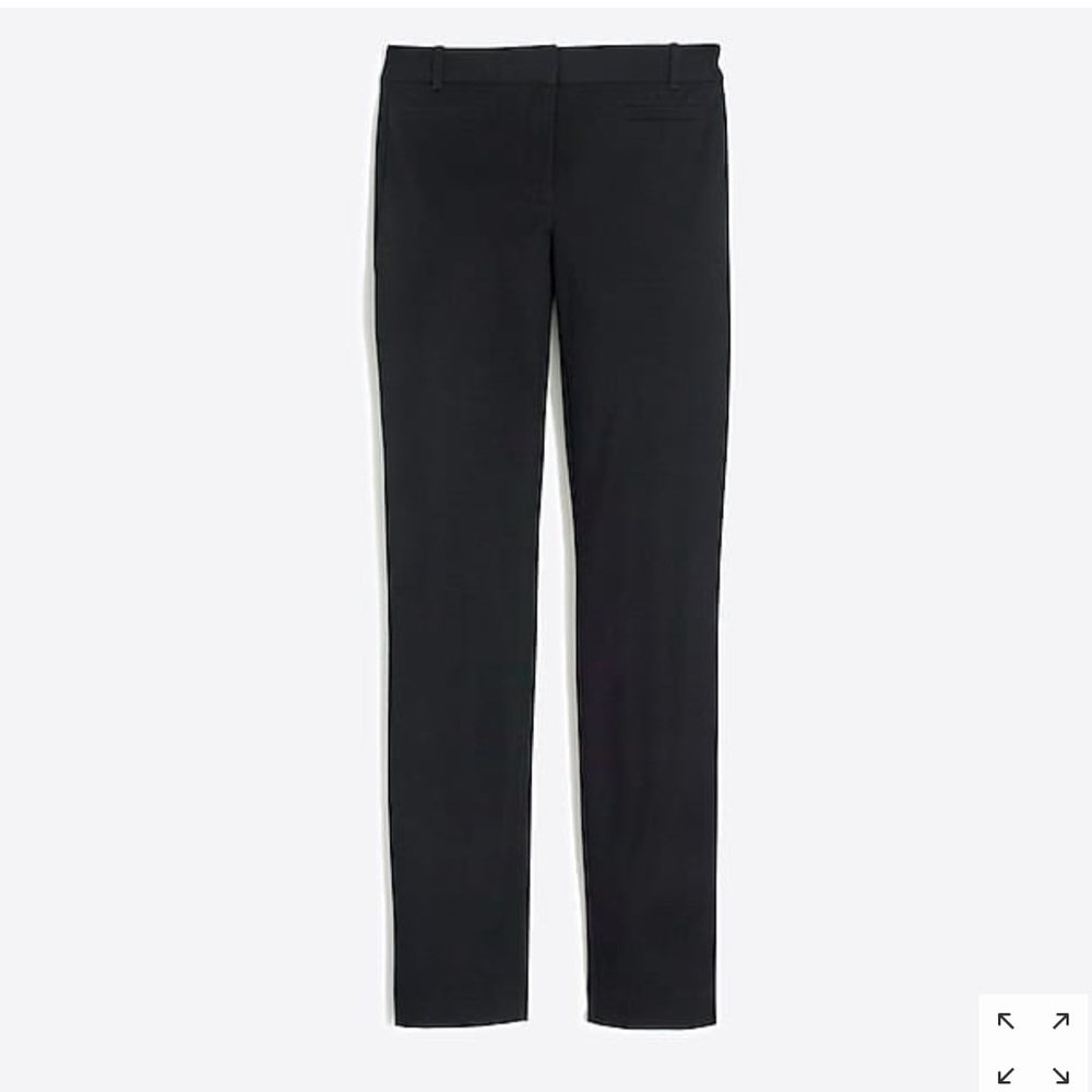 NWT J. Crew Factory Lexie Pant in black, Size 8